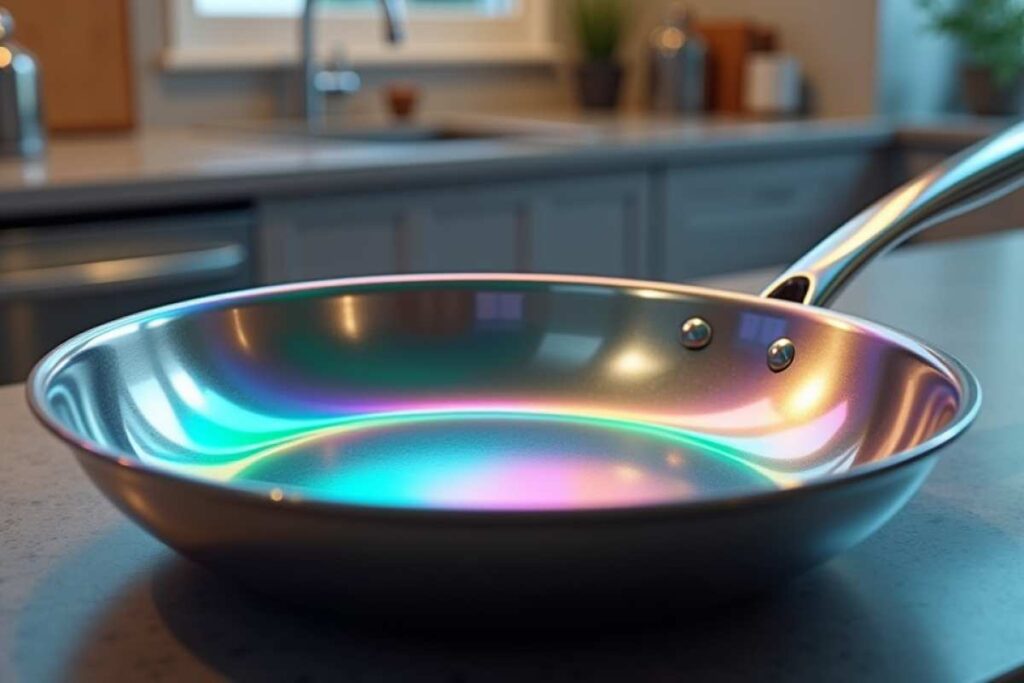 Padelle in acciaio inox, l’effetto “arcobaleno” non è sporco né dannoso