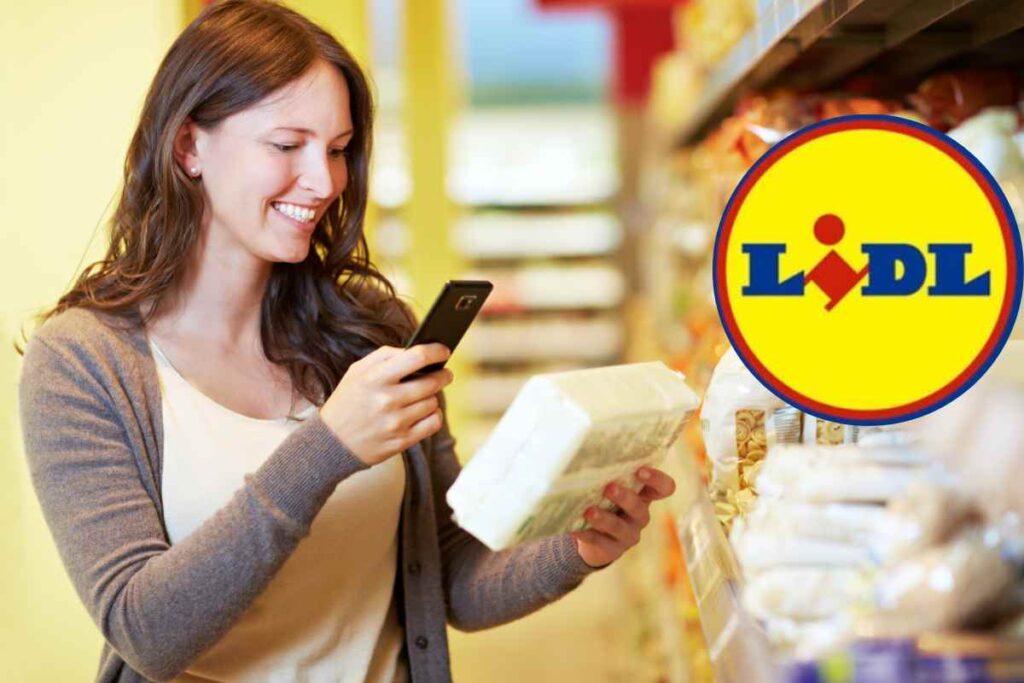 Donna supermercato Lidl